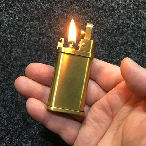 自动弹射煤油打火机一键点火复古怀旧包邮